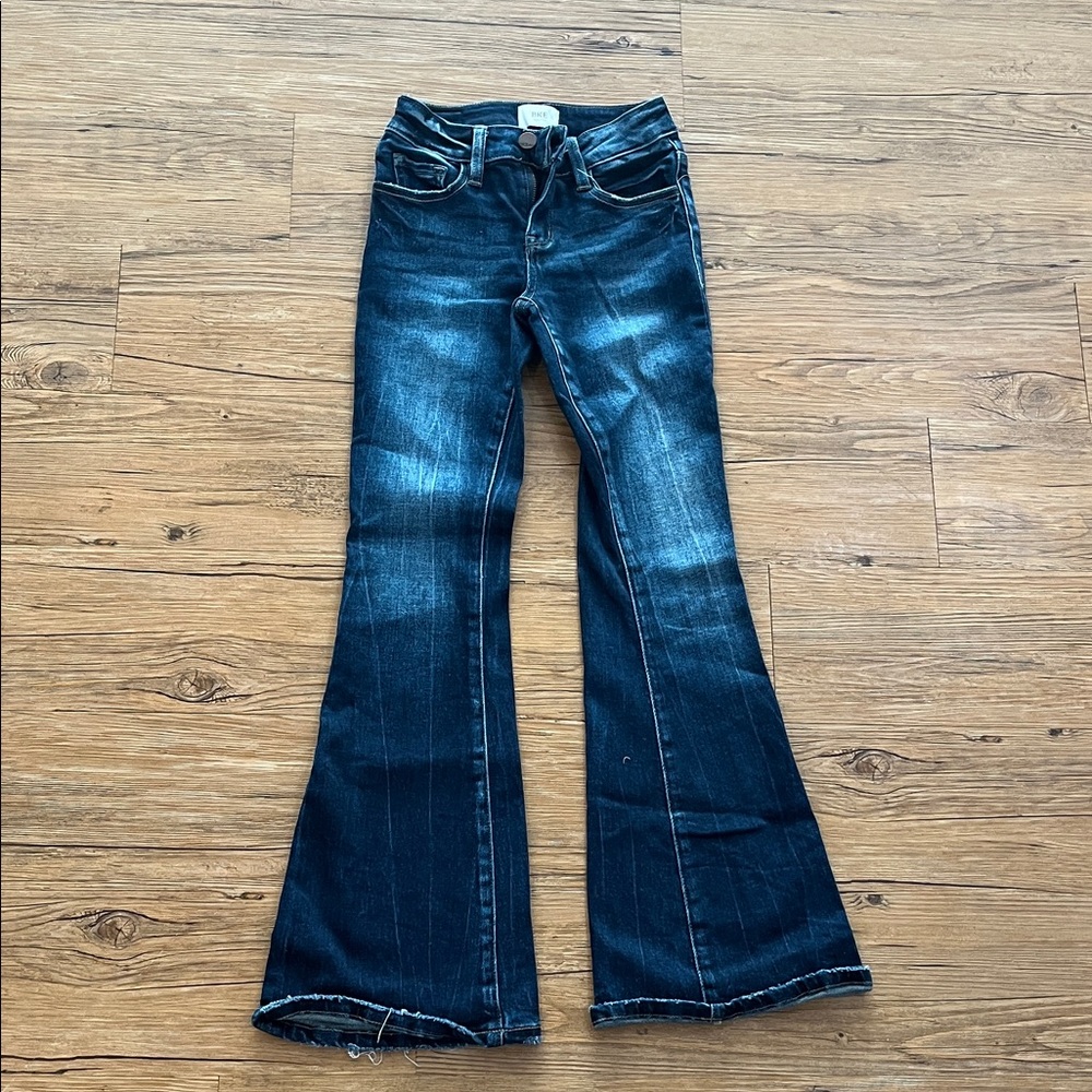 BKE Women's Flare Jeans - Dark Indigo